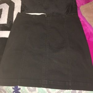 Free People Black Skirt